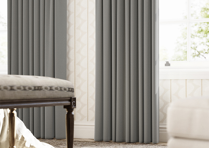 Sydney, Slate Grey - Made to Measure Curtains - Image 5